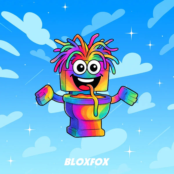 Rainbow Spaghetti Tualetti